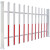 围栏PVC草坪围墙江西幼儿园变压器厂房栏社区护栏电力塑钢户外栏 蓝色70公分/米