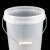 透明刻度桶计量桶大小水桶带盖密封PP材质包装塑料桶透明刻度桶2 透明刻度桶    5L