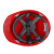 普力捷 工业安全帽  PE安全帽四点式帽衬经济型工地用安全帽红色黄色蓝色白色定制 白色