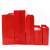 赫思迪格 JG-1112 红色手提纸袋中国风包装袋 竖款 15*7*20cm(5只)