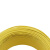 华美(HUAMEI)电线电缆 ZB-BV4平方国标阻燃B级单芯单股铜芯硬电线 黄色100米