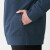 无印良品（MUJI）男女通用 紧密编织 毛圈棉 拉链连帽衫 男式女式无性别 ABI05A1A 烟熏蓝色 S-M (165/88A)