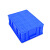 豫恒玖加厚塑料周转箱零件盒长方形运输收纳盒物流中转箱配件整理箱蓝色195*146*65mm