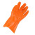 春蕾988威士邦止滑手套 8双 橘黄色 棉毛浸塑防滑防水耐磨耐油耐酸碱防护手套 定制