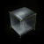 希万辉 正方形包装盒pvc透明盒子手办模型展示盒子 50个8*8*8cm