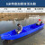 双层牛筋塑料船渔船小船加厚pe钓鱼船塑胶冲锋舟橡皮艇可配船外机 2.5米加宽