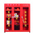 朋安 消防柜微型消防站消防器材放置柜消防箱应急柜工具展示柜建筑工地柜 1800*1600mm八人套餐