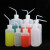 海斯迪克 HKQS-106 塑料白色弯管洗瓶加厚款 带刻度LDPE冲洗瓶 密封式油壶透明胶瓶 1000ml（1个）