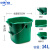 中环力安 带刻度加水桶长嘴塑料提水桶 14L方形大号绿色ZHLA-8347