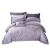 富安娜（FUANNA）家纺 床上四件套全棉60支长绒棉素绣床品双人床单被罩 (礼盒装) 玉树兰芝 1.8米床适用(被套230*229cm)
