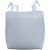 全新白色吨包吨袋吨包袋1吨2吨加厚耐磨太空袋重工业集装污泥沙袋 0.8-1.2吨双经布 上料口平底 70*70*80
