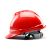伟光（WEIGUANG）安全帽ABS建筑工程工地安全头盔工地防砸V型透气安全帽 红色 旋钮式调节