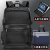 Cunia商务时尚大容量出差背包多功能双肩包17英寸电脑包男士旅行包A310 黑色+钱包+文件包