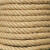 赫思迪格 工业麻绳拔河绳 天然手工黄麻绳子 物流麻绳包装捆绑绳子 直径10mm*1m HGJ-1129