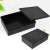 加厚元件盒带盖零件盒黑色电子元器件工具收纳盒ESD塑料小盒子导 2格带盖零件盒266*118*50mm