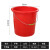 塑料桶红色手提洗车水桶加厚带盖通用提桶储水清洁大桶约20升不带盖