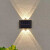 九州众合太阳能庭院灯壁灯装饰灯户外节能壁灯太阳能外墙灯花园氛  8LED暖光