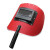 黑玻璃* 电焊面罩手持式红钢纸焊帽焊工氩弧焊烧防护全脸透气帽子 半自动手持面罩 1个