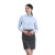 中神盾Z-6女式长袖衬衫155-160/M (100-499件价格)蓝色超细斜