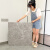 防滑大理石pvc地板贴自红地板革商用加厚耐磨防水仿瓷砖 浅灰色 K243Y 60x60