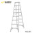 金锚 欧标铝合金双侧梯子工业梯子AO31-207工程梯人字梯展开高度2.275米