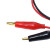 仕熙（SHIXI）双头连接线小号鳄鱼夹测试线导线夹子夹连接器 0.5平方纯铜线 0.5米红色一条