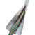 希万辉 PVC扣式结束带阻燃套管电线缆保护套裹线布包线套 75m灰色束径19mm