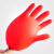 东方红 3双装橡胶手套工业耐酸碱手套防水双层乳胶手套 3双红白 S码