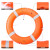 蓝炎 泡沫救生圈成人 船用专业救生圈泡沫实心游泳圈防汛物资 成人橙色包布泡沫款（小号）