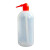 沪教（HUJIAO）塑料洗瓶 清洗瓶 实验耗材 红头洗瓶 1000mL