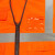 畅胜反光背心荧光橘透气建筑施工程安全马甲道路交通环卫保洁 橘色均码