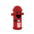 庄太太【红色小号88cm】垃圾桶幼儿园卡通分类垃圾桶消防主题公园户外垃圾箱