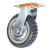 冰禹 BYlj-300 重型尼龙脚轮 聚氨酯脚轮 高强度风火轮工业轮子 4寸单轮1个