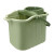 益美得 FH-2001 加厚款带轮拖把桶 挤水拧干墩布桶清洁桶 绿色拖把桶