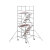 威速VS脚手架带轮平台梯子登高铝合金门式装修移动作业工地 5层整套 平台9.2米整高10.2米
