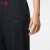 李宁防风防泼水加绒保暖运动长裤女子健身系列新款裤子AYKT652 【加绒】黑色-1 XL