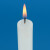 弘煜家庭用停电应急照明普通白色蜡烛无烟除味长杆细条形老式供佛红腊 红色30支 直径1.5cm长18cm