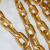 集兴 JX-0289 防爆铜链条锁工业黄铜倒链锁  锁链4mm粗/0.5m长 1条