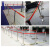 加厚不锈钢护栏 2米线隔离带栏杆座 排队柱 警戒围栏一米线伸缩带 2米咖啡色加厚（下单是一件 2件起可以用）