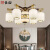 长裕现代简约新中式客厅吊灯创意餐厅书房卧室灯中国风仿古典实木灯具