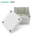 伊莱科（ELECALL)防水盒ABS材质防尘IP67防水塑料配电箱明装控制箱100*100*75