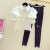 陆际（LUJI）2023夏季韩版气质大泡泡袖翻领纯色短款衬衫女休闲洋气衬衣潮 白色 M