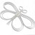 BOWERY自锁式尼龙扎带国标理线束线带电线捆绑带扣线带(单6)5*300mm白色 250根/包 1包