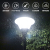 华昊运辰 LED 户外防水高杆景观草坪别墅室外小区太阳能道路灯  杆子+灯头3米