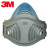 3M HF52+1700防尘面具套装 不含滤棉 带承接座 防尘防雾霾防颗粒物套装 1套