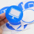 稳斯坦 （5个装）桌面物品定位贴定位标志标识6S5S蓝色办公规范标签标志 10*10cm 鼠标 W542