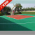 定制塑胶彩色颗粒原料EPDM室外田径橡胶跑道地板塑料球场地坪地面 绿色 绿色一袋25KG