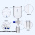 具标口圆筒形玻璃漏斗实验室滴液漏斗玻璃活塞四氟活塞50ml100ml200ml300ml500ml 100ml/24#(玻璃活塞)