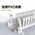 PVC线槽阻燃电柜线槽电线明装线槽配电柜工业走线槽灰色塑料线槽 60高*60宽 加厚(一箱)