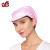 世霸（SHIBA） 防静电帽 防尘帽 电子食品喷漆纺织行业工作帽 小工帽粉色 1顶起购